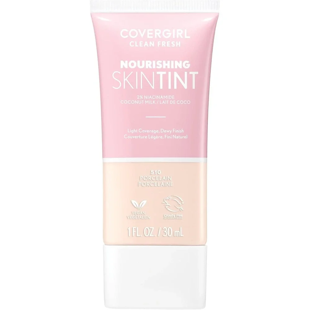 CoverGirl Clean Fresh Skin Milk Foundation 510 Porcelain Dewy Hydrating NEW